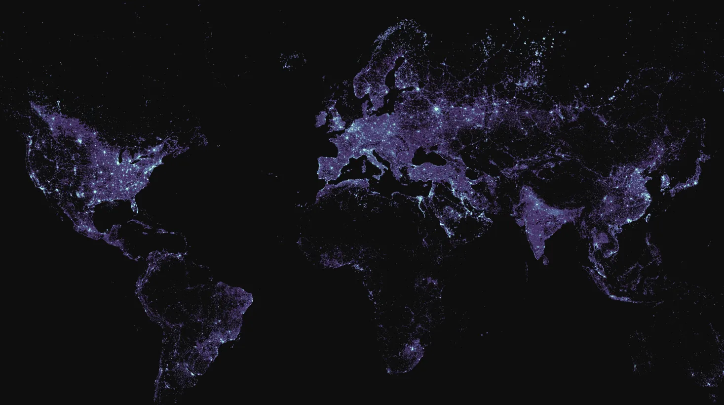 Visualization of Global Night Lights