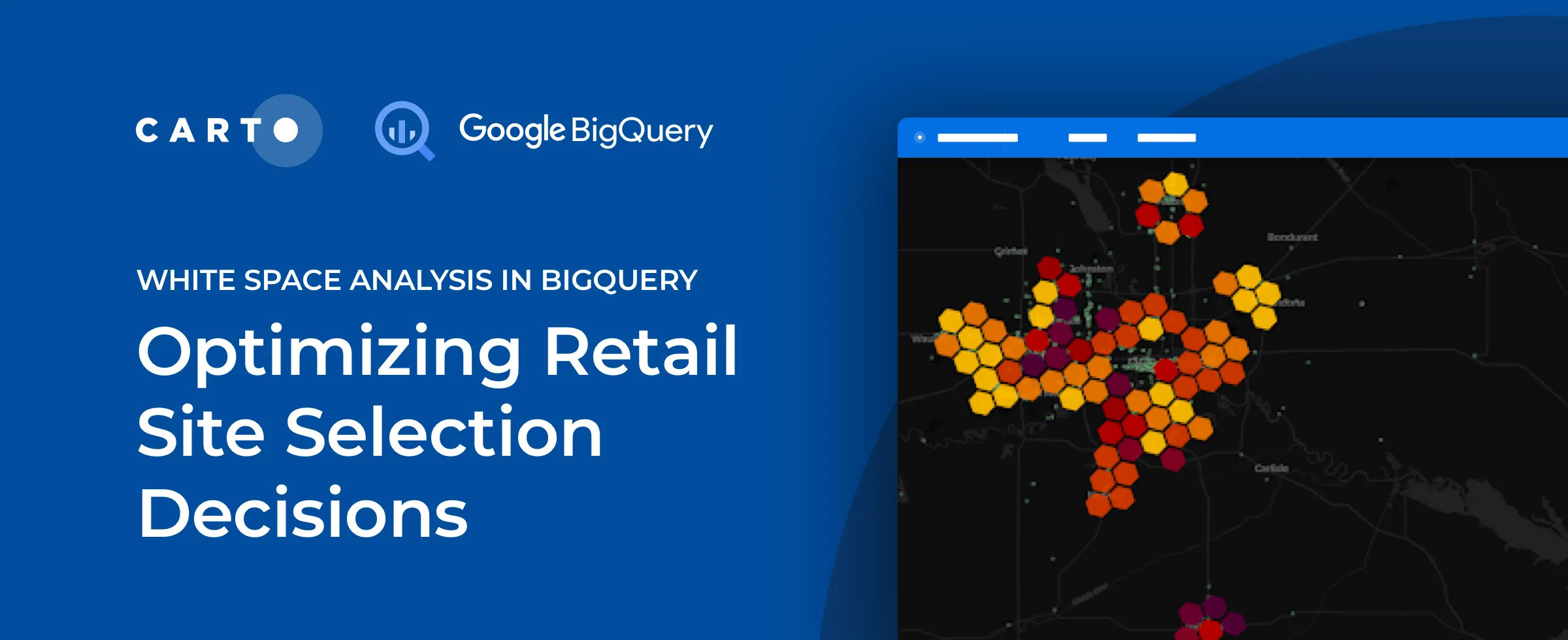Determine Optimal Store Locations using White Space Analysis