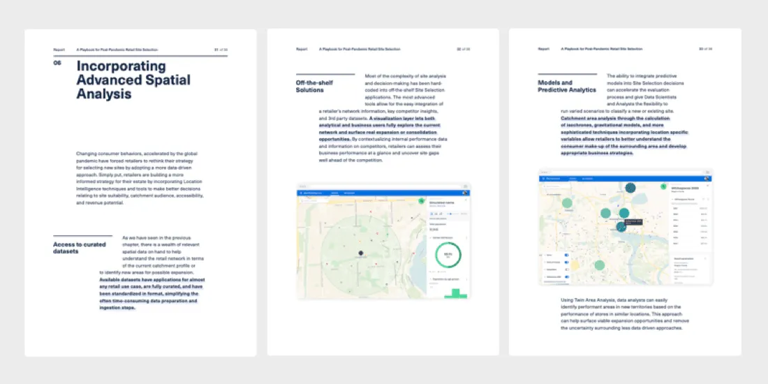 Graphic showing a preview of the section Incorporating Advanced Spatial Analysis