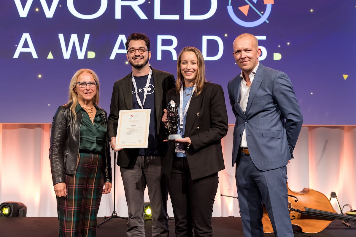Photograph taken at the Geospatial World Awards 2021