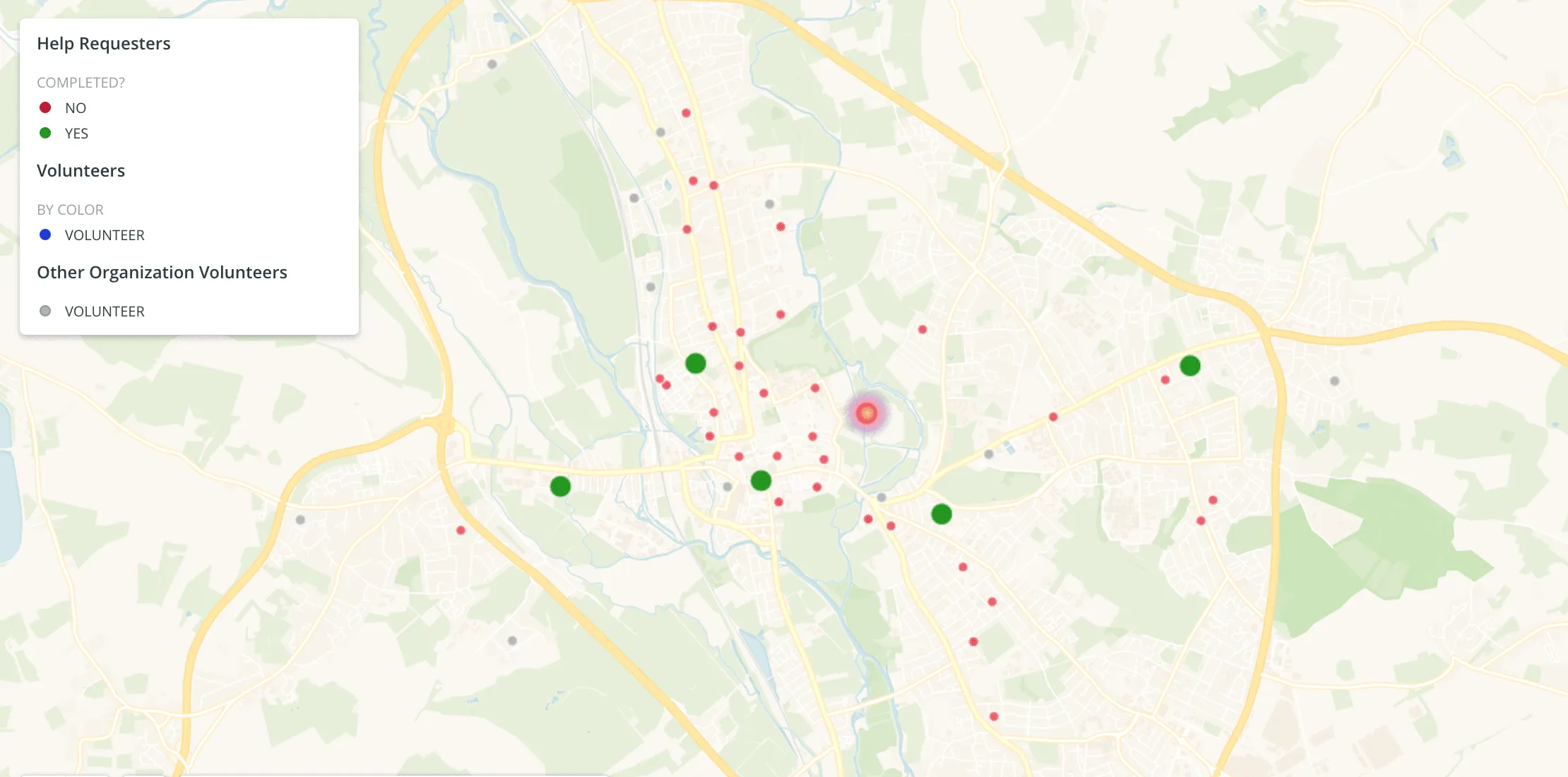 Mobilizing Volunteers to Help the Most Vulnerable through Maps