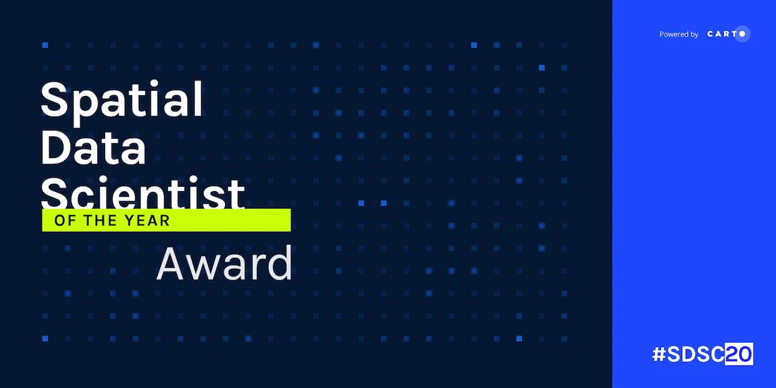 Spatial Data Scientist of the Year Award