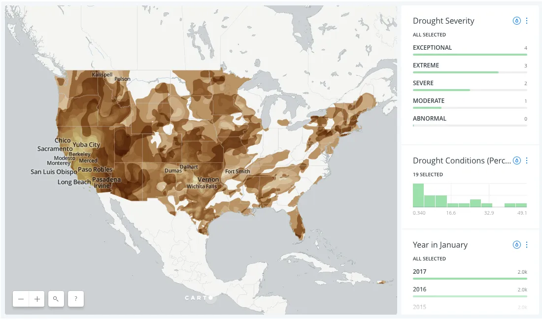 Data Viz Hacks We Learned While Mapping Drought Data
