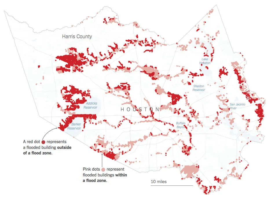 Hurricane Harvey damage
