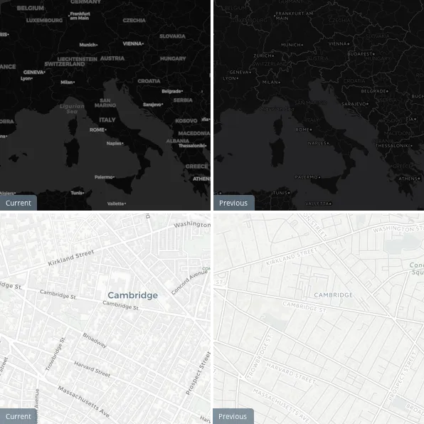 Comparison before and after positron dark matter