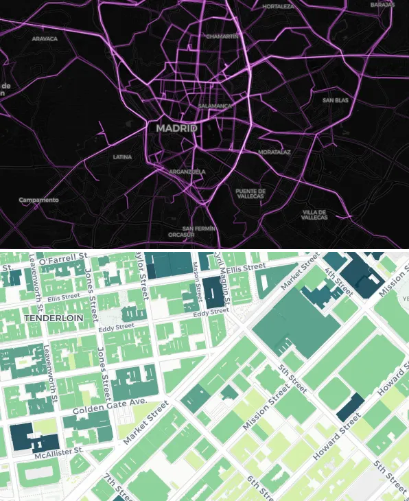 Enhanced figure-ground relationship