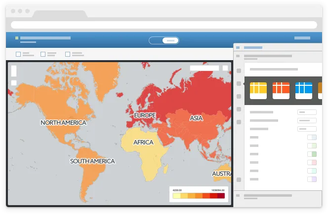 one click Cloropleth example