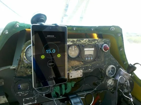 movil en avioneta