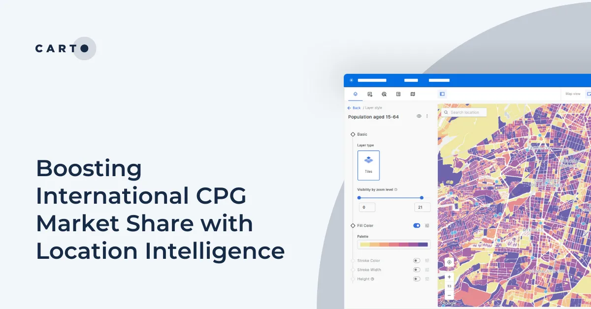 Boosting International CPG Market Share with Location Intelligence