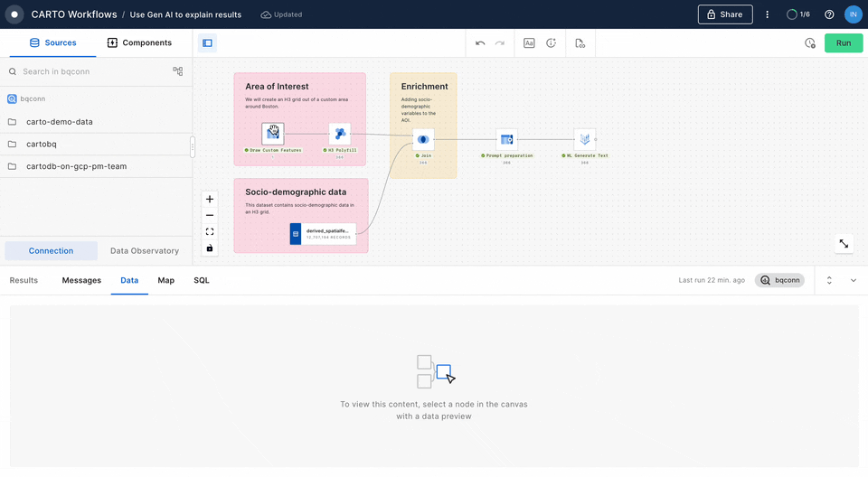 A gif showing the new components in action