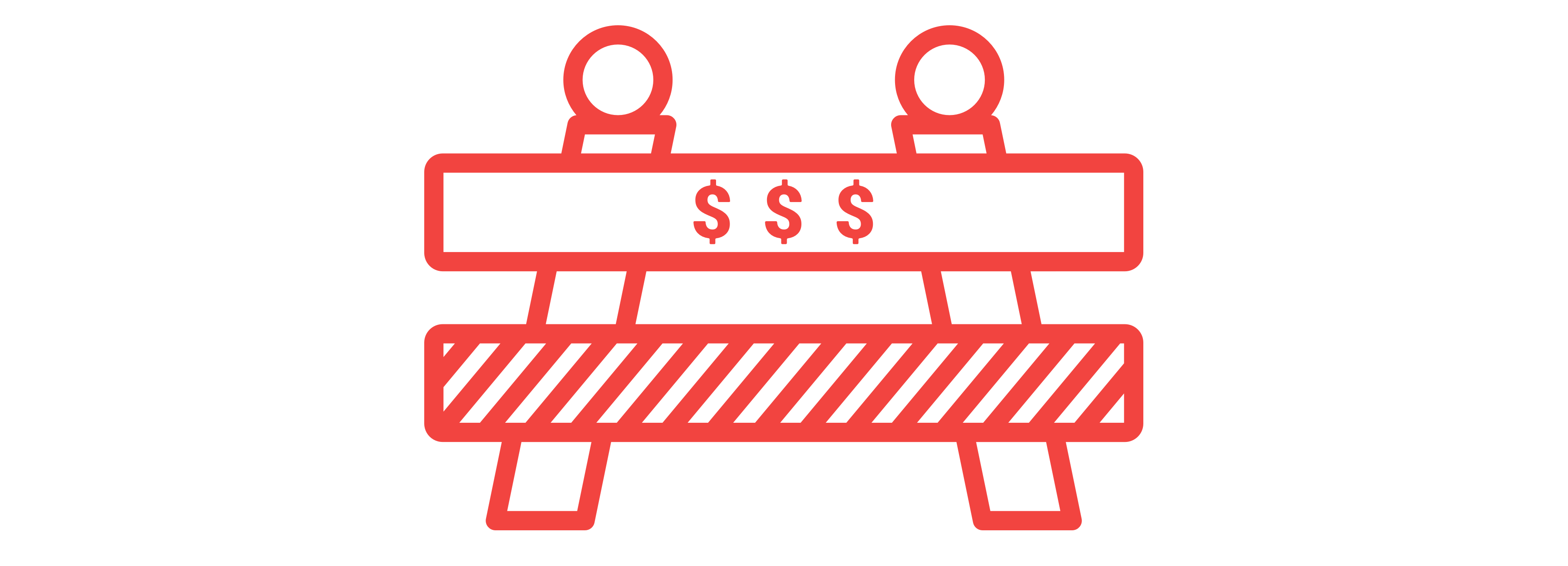 An icon illustrating that roadblocks equal costs