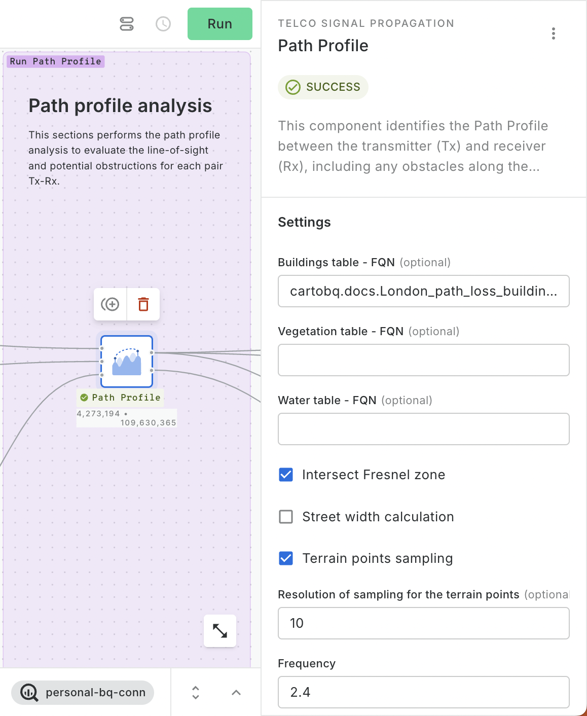 A screenshot of CARTO Workflows