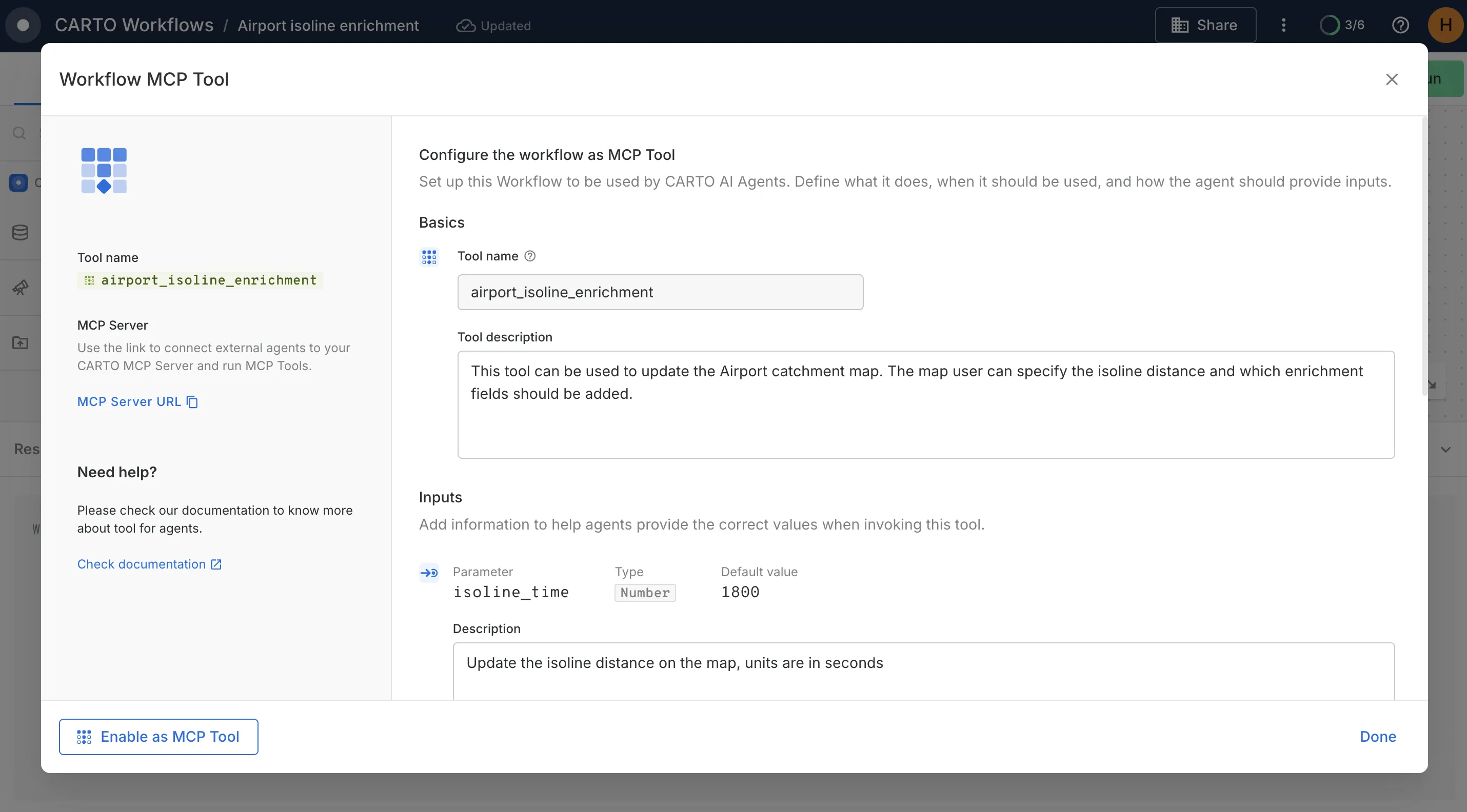 A screenshot of CARTO Workflows