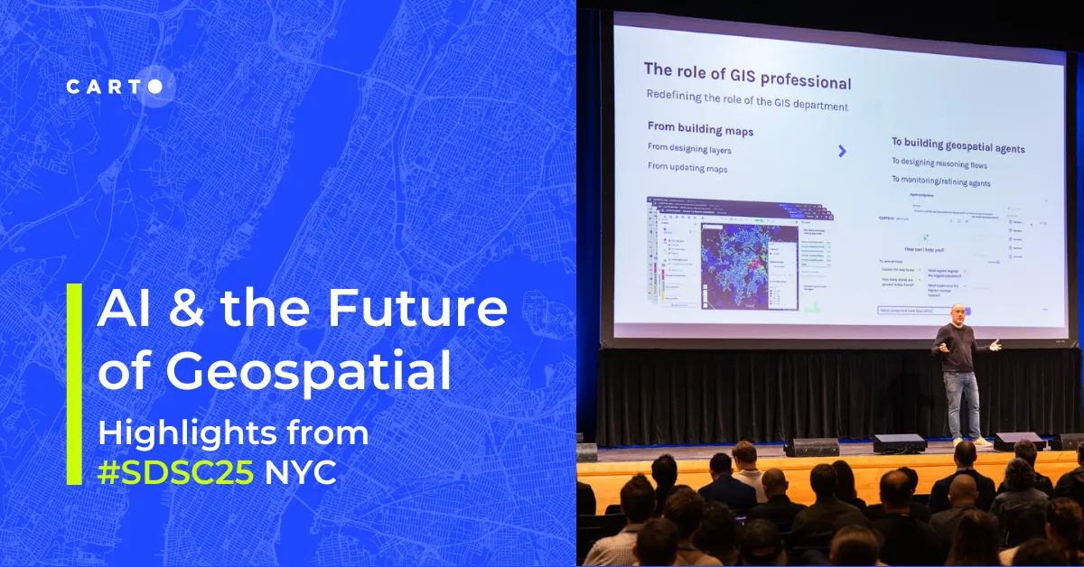 AI & the Future of Geospatial: Highlights from #SDSC25