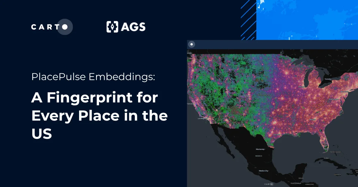 PlacePulse Embeddings: a Fingerprint for Every Place in the US