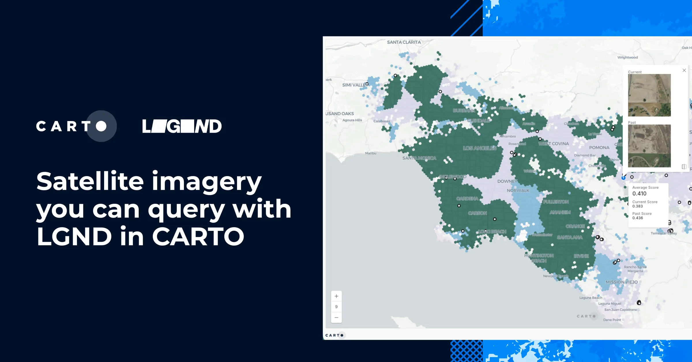 Satellite imagery you can query with LGND in CARTO